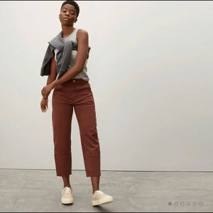 Everlane Utility Barrel Pant in Rosewood - Size 8